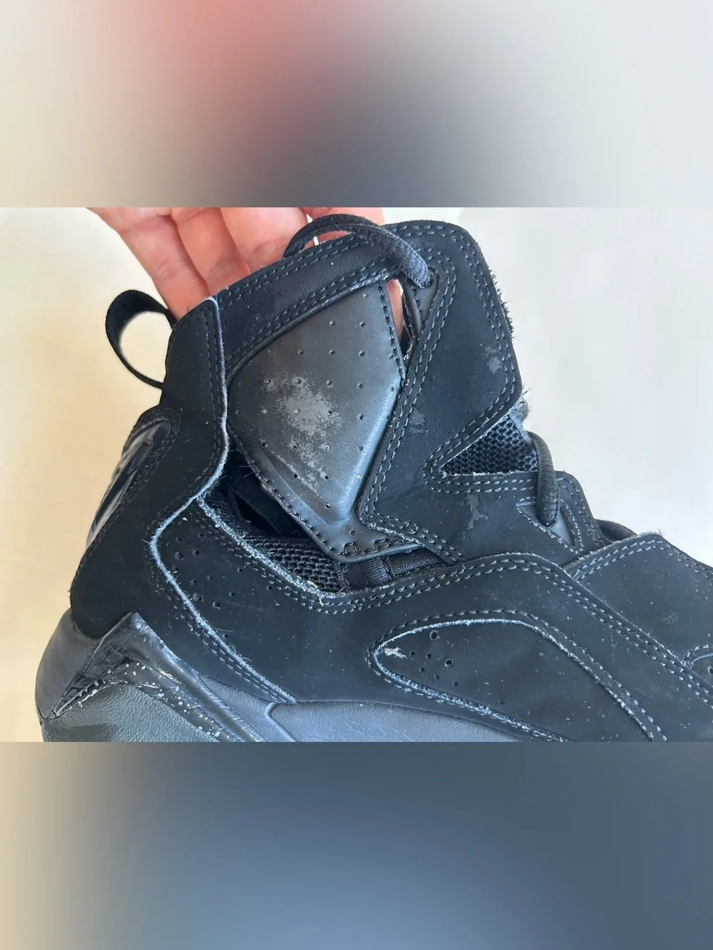 Jordan Black Suede High-Top Sneakers size 10.5